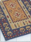 kilim albastru